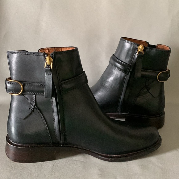 Franco Sarto Elese Ankle Bootie In Black Size 7M Preowned - Picture 7 of 12